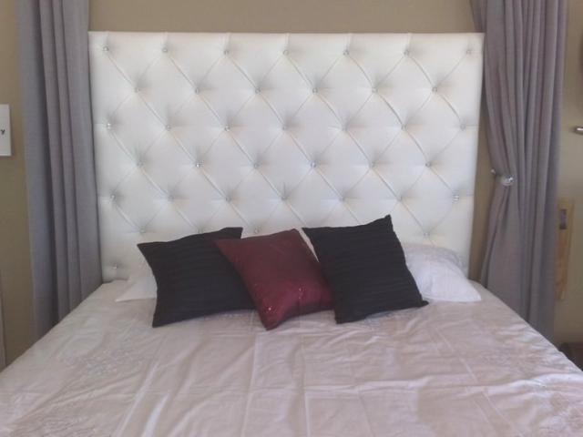 Diamond Crystal Button Headboard