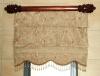 Roman Blind with Scallop & Fringe
